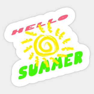 HELLO SUMMER Sticker